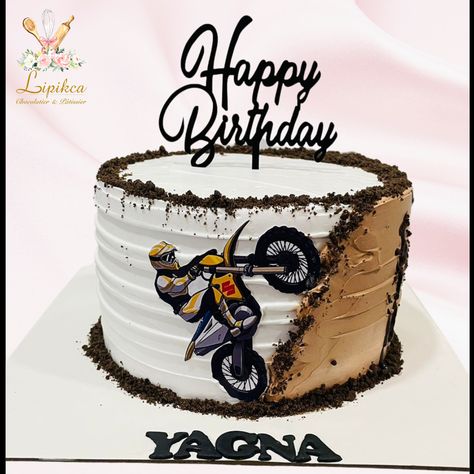 Motocross Cake, Bolo Motocross, Bike Cakes, Cupcake Shop, Bike Pictures, Cupcake Shops, Cake Decorating Videos, Bike Lovers, Bike Design