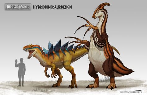 ArtStation - Hybrid Dinosaur Design, LU ZHANG Hybrid Dinosaurs, Jurassic World Hybrid, Myths & Monsters, Hybrid Art, Dinosaur Images, Beast Creature, Dinosaur Pictures, Jurassic World Dinosaurs, Paleo Art