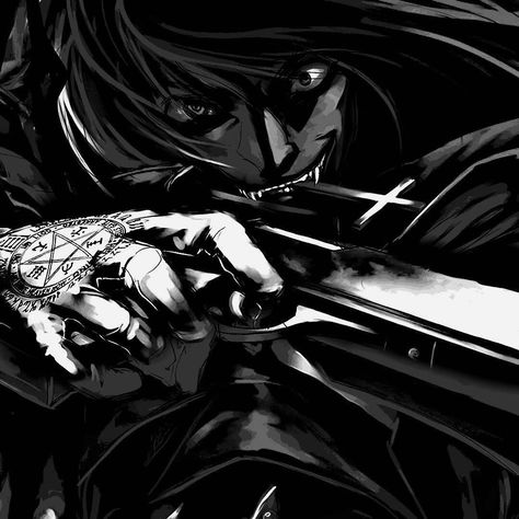 Alucard Pfp Hellsing, Hellsing Ultimate Icons, Hellsing Alucard Aesthetic, Hellsing Alucard Manga, Hellsing Alucard Icons, Alucard Hellsing Manga, Alucard Pfp, Alucard Manga, Hellsing Icon