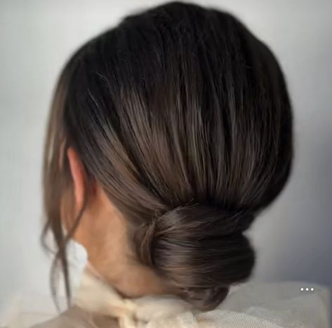 Mid Height Bun Wedding, Bridesmaid Bun, Low Bun Wedding Hair, Bridesmaid Hair Inspo, Low Buns, Side Bun, Low Bun, Wedding Updo, Bridal Hair And Makeup