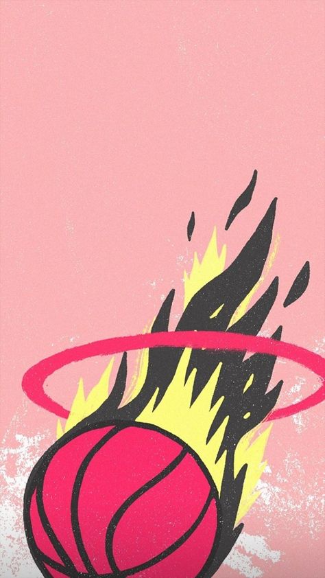 Space Jam Aesthetic, Miami Heat Wallpaper, Heat Wallpaper, Jamming Aesthetic, Jam Aesthetic, Nba Art, Wallpaper Pink, Sports Wallpapers, Space Jam