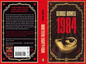 George Orwell 1984 Mini Books Diy, 1984 Book, Creative Book Covers, Nineteen Eighty Four, Book Spine, Beautiful Book Covers, Book Jacket, Printable Books, Banned Books