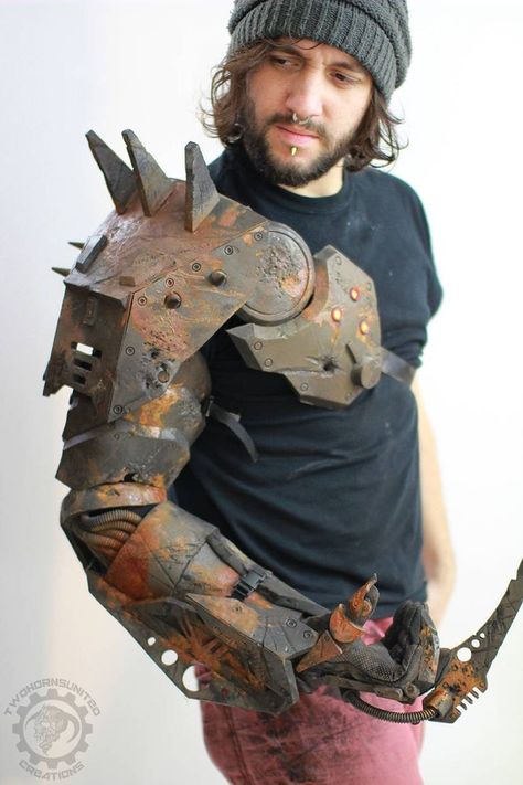 Cyberpunk Monster, Apocalypse Armor, Prosthetic Limbs, Post Apocalyptic Costume, Apocalyptic Clothing, Apocalyptic Fashion, Cosplay Armor, Post Apocalypse, Witch Costume