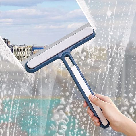 Shower Squeegee, Window Cleaning Tools, Window Squeegee, Glass Cleaning, Kitchen Cleaning Supplies, Bathroom Mirrors, Suspension Design, Sliding Windows, Auto Glass