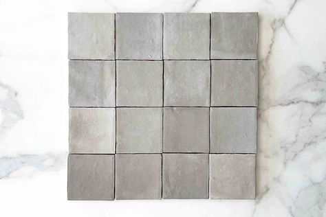 Grey Zellige Tile, Zellige Tiles, Zellige Tile, Glazed Tiles, Organic Colors, Handmade Tiles, Laundry In Bathroom, Tile Samples, Traditional Techniques