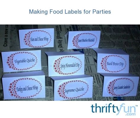 Food Label Template, Handmade Food, Party Food Labels, Birthday Labels, Food Signs, Making Food, Winter Parties, Diy Labels, How To Make Labels