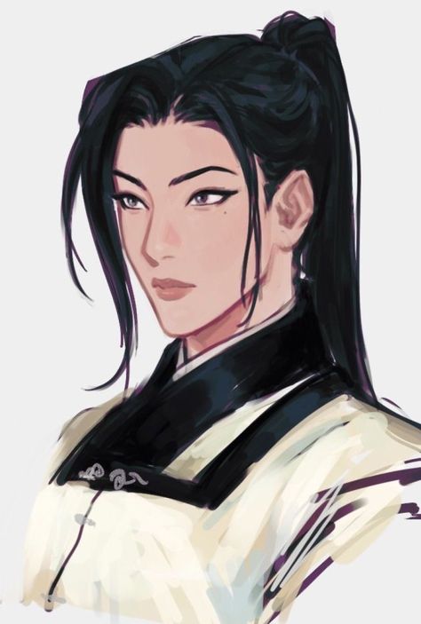 Liu Qingge Fanart, Black Oc, Comic Tutorial, Scum Villain's Self-saving System, Character Creation, The Villain, Fantasy Creatures, Kids Design, Character Inspiration