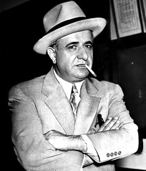 Albert Anastasia (born Umberto Anastasio, September 26, 1902 – October 25, 1957) was one of the most ruthless and feared Cosa Nostra mobsters in U. S. history. A founder of the American Mafia, Anastasia ran Murder, Inc. during the prewar era and was boss of the modern Gambino crime family during most of the 1950s. Albert Anastasia, Carlo Gambino, Real Gangster, Mafia Gangster, Wise Guys, All In The Family, Goodfellas, Call Of Cthulhu, October 25