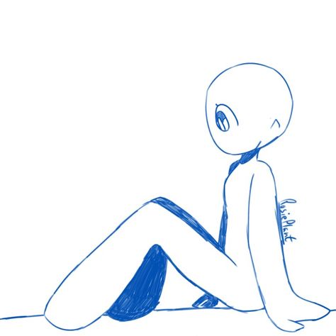 person sitting drawing refrence Body Base Drawing Sitting Down, Drawing Bases Sitting, Cartoon Characters Side View, People Reference Poses Sitting, Drawing Base Sitting On Floor, Person Sitting Down Drawing Reference, Base Pose Sitting, Body Sitting Drawing, Cartoon Sitting Pose