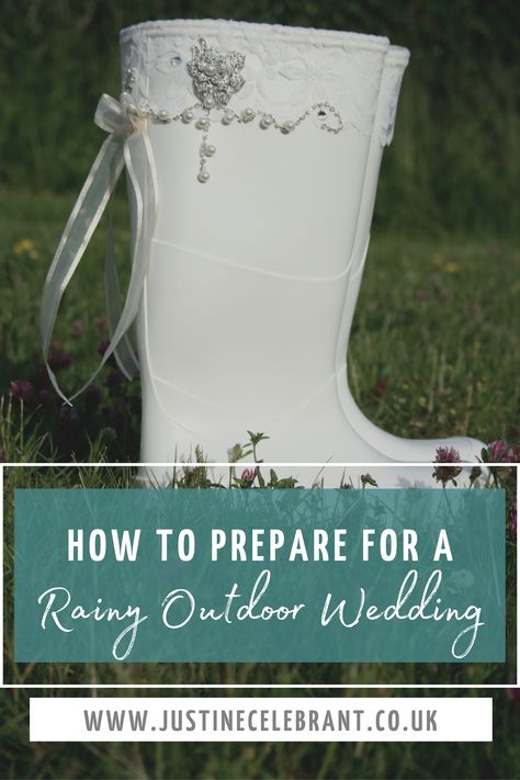 If you have a rustic outdoor wedding, you will need outdoor reception ideas and outdoor wedding ceremony ideas - how can you plan for english wet weather? The weather is not predictable in our country. Prepare for a Rainy Outdoor Wedding Party - get your top tips here for an amazing day.   #rainywedding #outdoorwedding #wetwedding Outdoor Reception Ideas, Outdoor Wedding Ceremony Ideas, Wet Wedding, Outdoor Wedding Party, Rainy Wedding Day, Rain Wedding, Wedding Ceremony Ideas, Rustic Outdoor Wedding, Rainy Wedding