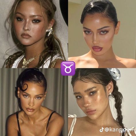 Taurus Venus Makeup, Taurus Rising Makeup, Taurus Girl Aesthetic, Taurus Makeup Look, Taurus Ascendant, All Body Workout, The Glow Up, Glam Makeup Look, Brown Eyed Girls