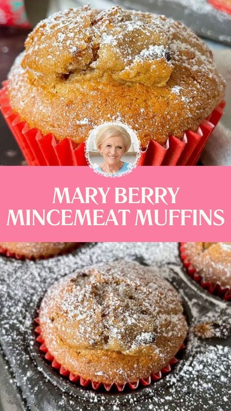 Mary Berry Mincemeat Muffins Mincemeat Scones, Christmas Muffins Recipes, Mincemeat Pinwheels, Mincemeat Muffins, Fruit Mincemeat Recipe, Mary Berry Mincemeat, Mini Mincemeat Tarts, Mincemeat Fruitcake Recipe, Marry Berry Recipes