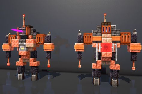 Minecraft Modern Build Minecraft Robot, Minecraft Build Hacks, Minecraft Steampunk, Steampunk Robot, Minecraft Modern, My Maps, Minecraft Builds, Willis Tower, Minecraft