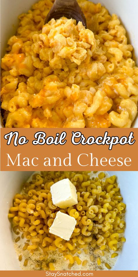 mac and cheese in a slow cooker Crockpot Slow Cooker Mac And Cheese With Evaporated Milk, Quick Crockpot Mac And Cheese, Crockpot Mac And Cheese Recipe Easy No Boil, Simple Crock Pot Mac And Cheese, Crockpot No Boil Mac And Cheese, Crockpot Loaded Mac And Cheese Recipe, Max And Cheese Crock Pot, No Boil Crock Pot Mac And Cheese, Crockpot Creamy Mac And Cheese Recipe