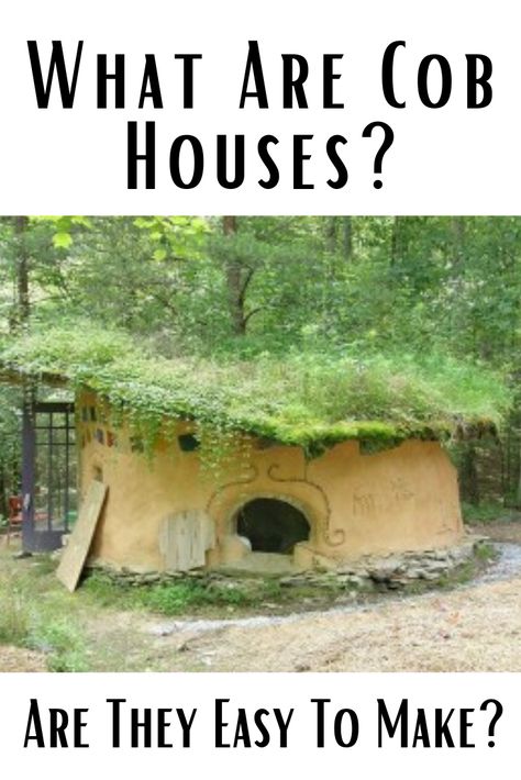 If you have spent any time at all researching off-the-grid houses and energy-efficient homes, you probably have run across the mention of a cob house. A cob house is not made from corn cobs, as I first assumed when I heard the term, but rather uses a mixture of sand, straw, and clay similar to an adobe house to build a sturdy, non-traditional house that is surprisingly easy to construct, and durable. Earth Bag Homes Diy, Cob Exterior, Cob Cottage, Cob Building, Earth Bag Homes, Resort Cabins, Adobe House, Diy Blocks, Health Blogger