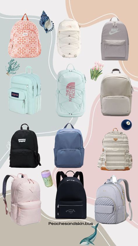 Backpack inspo for the 2024-2025 school year!! 💖💖🩵🩵 School Year, Back To School, Backpacks