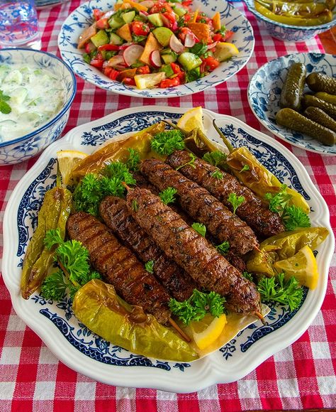 Beef Kofta Recipe for Classic Lebanese Grilled Kebabs Beef Kofta Recipe, Beef Kofta, Mushroom Stroganoff Recipe, Pork Ribs Grilled, Cacciatore Recipes, Kofta Recipe, Chicken Cacciatore Recipe, Syrian Food, Kebabs On The Grill