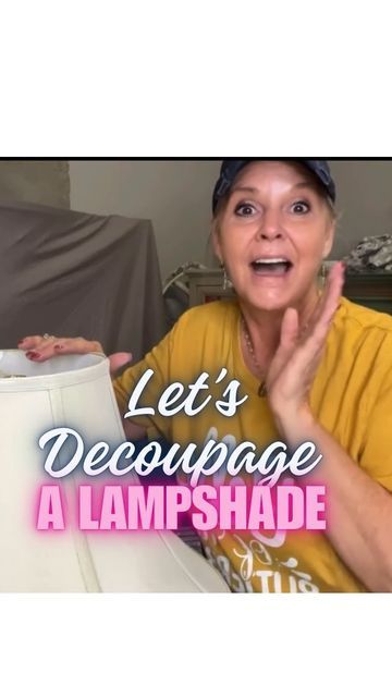 Decoupage Lampshade Diy, Decoupage Lampshade, Night Watch, Napkin Decoupage, Modge Podge, Diy Lamp Shade, Dixie Belle Paint, Country Crafts, Neat Ideas