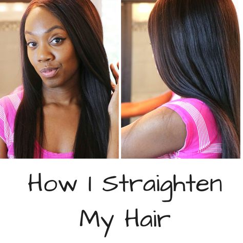 #AD: I absolutely love wearing my hair sleek and straight. Find out how I straighten my hair in less than 4 minutes using only the Revlon Hair Tools Smooth Brilliance 1.5” Flat Iron with no oils, serums, or moisturizers! I got it at Ulta! Read all about it on the blog! http://www.theangeljackson.com/achieving-sleek-straight-hair/  #RevlonHair #rht Straighten My Hair, Sleek Straight Hair, Hair Sleek, Sleek Hair, Sleek Hairstyles, Hair Today, Flat Iron, Straight Hair, Revlon