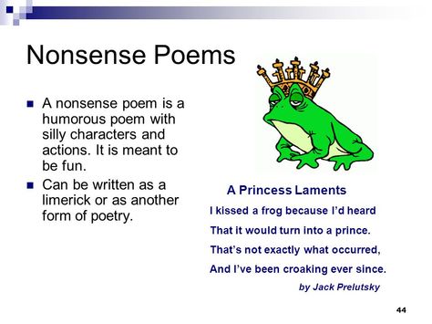 Nonsense Poems English Poems For Recitation, English Recitation Poems For Class 1, Poems About Fairies, Nonsense Poems, Poem Template, Prose Poem, Forms Of Poetry, Figurative Language, Professional Templates