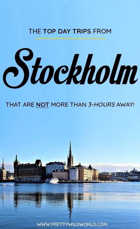 Are you planning to visit Stockholm soon? Do you know that there are a lot of day trips from Stockholm you can do? In this post you'll learn about the top Stockholm day trips, things to do in [destination], how to spend your time in Stockholm, learn about Stockholm secrets and its surrounding areas. Save this Stockholm travel guide to your travel board so you'll find it easy later! #Stockholm # Stockholm #europe #Daytrips #Travel Stockholm Travel, Visit Stockholm, Sweden Travel, Scandinavia Travel, Europe Itineraries, Voyage Europe, Visit Europe, Europe Travel Destinations, Stockholm Sweden