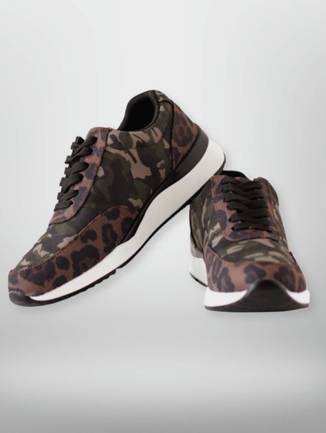 Camo Wild Kicks Camo Wild Kicks are the perfect way to add a touch of urban style to your wardrobe. These sneakers feature a camouflage and leopard print and are designed to be comfortable and stylish. With a lightweight, breathable upper, they provide great cushioning and support. The rubber sole offers excellent traction and durability, making them perfect for all your outdoor adventures. Whether you're hitting the trails or hitting the town, Camo Wild Kicks are the perfect way to show off you Women's Western Wear, Concealed Carry Handbags, Western Boutique, Crazy Train, Western Wear For Women, Urban Style, Outdoor Adventures, Western Wear, Urban Fashion