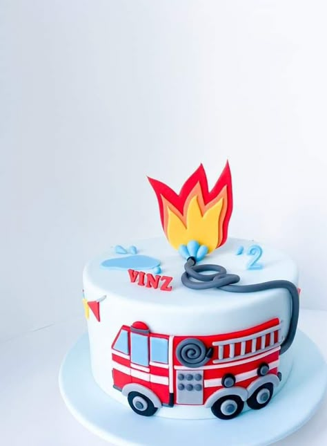 Firetruck Birthday Cake Buttercream, Birthday Cake Fire Truck, Fire Truck Cakes For Boys, Fire Engine Birthday Cake, Firefighter Birthday Cake, Firetruck Birthday Cake, Fire Truck Birthday Cake, Firefighter Birthday Cakes, Firefighter Cake