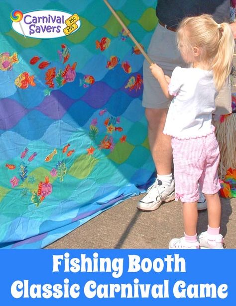 Fishing For Candy Game, Carnival Fishing Game, Fall Festival Booth, Fishing Booth, School Carnival Games, Carnival Activities, Carnival Booths, Fall Festival Games, Fishing Games