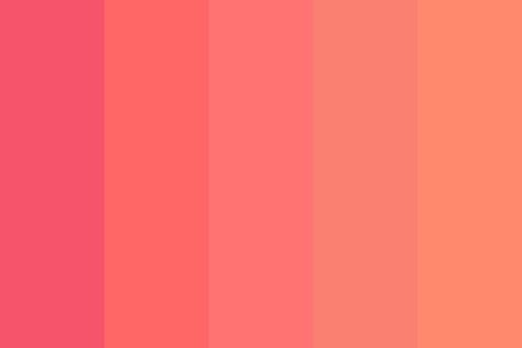 Peach Color Palettes, Coral Colour Palette, Beach Color Palettes, Sunset Color Palette, Coral Bridesmaid Dresses, Desktop Wallpaper Pattern, Nature Color Palette, Beautiful Color Combinations, Sunset Colors