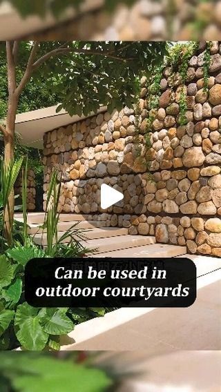 aleadtrendprojects on Instagram: "Light weight pebbles, easy to installation,the rough wall surface can be used directly and structural glue can be applied #style #art #buildingmaterials #wallpanlling #walldecor #walldecoration#crushedstone #pustone #stonedesign #backdropdecoration #interiordesign #outdoordesign #aleadtrend#aleadhome" Stone Wall Design Outdoor, Indoor Stone Wall, Hood Canal, Stone Wall Design, Instagram Light, Pretty Garden, House Renovation, Backdrop Decorations, Faux Stone