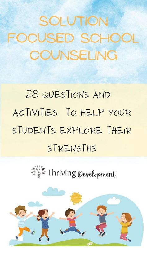 Social Work Interventions, Emotional Learning Activities, Solution Focused Therapy, Coping Skills Activities, School Counseling Office, School Counseling Activities, High School Counseling, School Counseling Lessons, Counseling Lessons