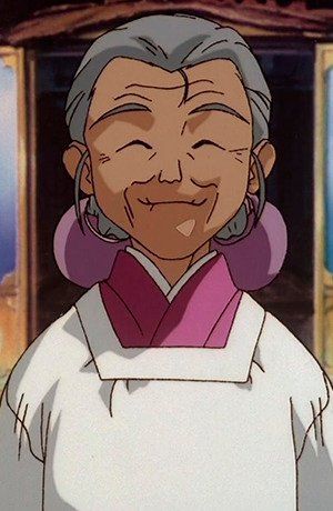 Japanese Old Lady Character Design, Old Woman Anime Art, Old Lady Anime Character Design, Character Design Old Lady, Old Lady Reference, Dnd Old Lady, Old Lady Anime, Old Anime Woman, Anime Old Woman