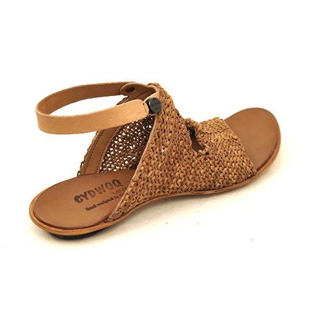 CYDWOQ Vintage Women's Knit Leather Sandal **Featured in Sundance Catalog as FEARLESS Cydwoq Sandals, Cydwoq Shoes, Aquazzura Shoes, Vintage Sandals, Wedges Shoes, Sundance Catalog, Chic Shoes, All About Shoes, Leather Sandals Women