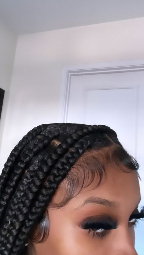 Big Edges With Braids, Edges With Braids, Big Edges, Edges Ideas, Dramatic Edges, Braided Hairstyles For Black Women Cornrows, Goddess Braids Hairstyles, Edges Hair, Braids Hairstyles Pictures