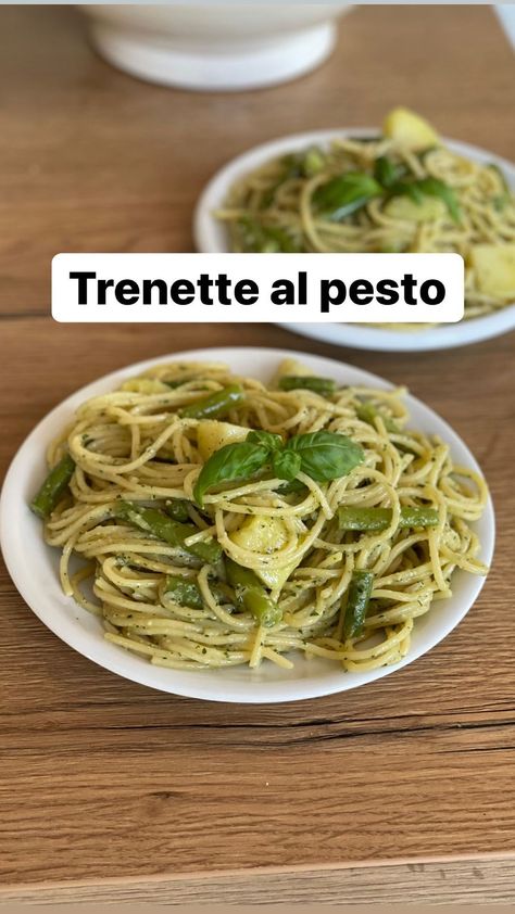 @fitgreenmind shared a video on Instagram: “WHAT DOES THE PASTA FROM LUCA TASTE LIKE? 🤔🇮🇹 This pasta is called „Trenette al pesto“ and it looked so good in the movie that I had to…” • Jun 27, 2022 at 7:41pm UTC Pasta From Luca, Trenette Al Pesto, Luca Party, Pasta Green, Vegan Parmesan, Nutritional Yeast, Pinch Of Salt, Pine Nuts, Food Processor