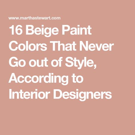 16 Beige Paint Colors That Never Go out of Style, According to Interior Designers Bungalow Beige, 90s Living Room, Beige Paint Colors, Beige Chair, Beige Paint, Wedding Party Planning, Paint Color Palettes, Game Food, Breakfast Brunch Recipes