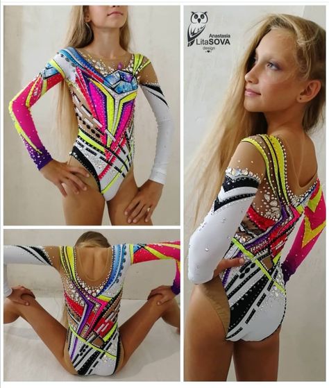 Fancy Leotard, Copy Design, Rhythmic Gymnastics Costumes, Leotards Gymnastics Rhythmic, Gymnastics Suits, Gymnastics Costumes, Gymnastics Outfits, Rhythmic Gymnastics Leotards, September 16