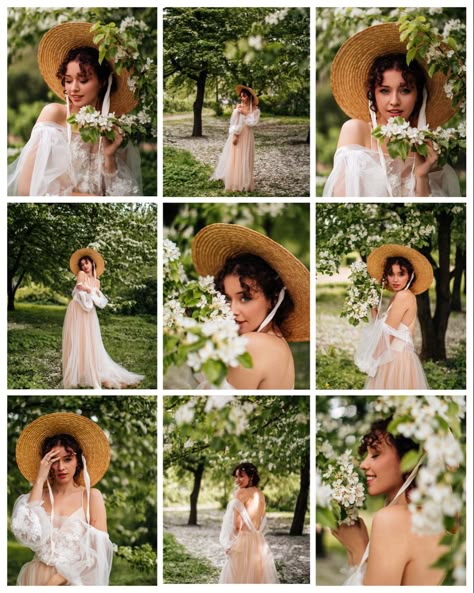 Wedding Moments Photography, Botanical Garden Photo Shoot, Portret Photography, Portret Feminin, Fairytale Photoshoot, Sunflower Farm, Quinceanera Photoshoot, Flowery Dress, Shoot Concept