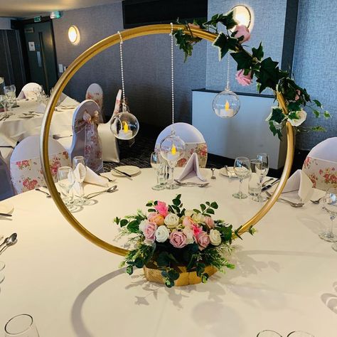 Hula Hoop Decoration, Bristol Wedding, Head Tables, Wedding Decor Photos, Prom 2023, Ganpati Decoration Design, Party Hire, Enchanted Wedding, Ganpati Decoration