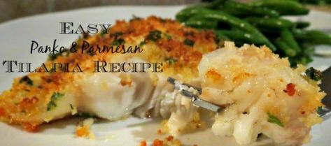 Recipe: Easy Panko & Parmesan Tilapia - BlackandMarriedWithKids.com New Year Health, Tilapia Recipes Healthy, Tilapia Recipe, Healthy New Year, Tilapia Recipes, New Year Resolutions, New Year New Me, Year Resolutions, Seafood Dinner