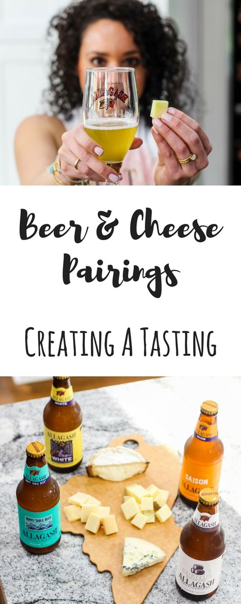 Beer & Cheese Pairings | Creating A Tasting | Gifted Beer From Allagash | Creating A Beer and Cheese Tasting | Allagash Beer | Jasper Hill Farm Cheese | Vermont Travel | Maine Travel | Maine Beer | Local Beer and Cheese Pairings | Craft Beer | Belgium Beer | Farm Cheese, Beer Pairing, Cheese Pairings, Cheese Tasting, Beer Cheese, Homemade Yogurt, Wine Food Pairing, Beer Tasting, Reduce Food Waste