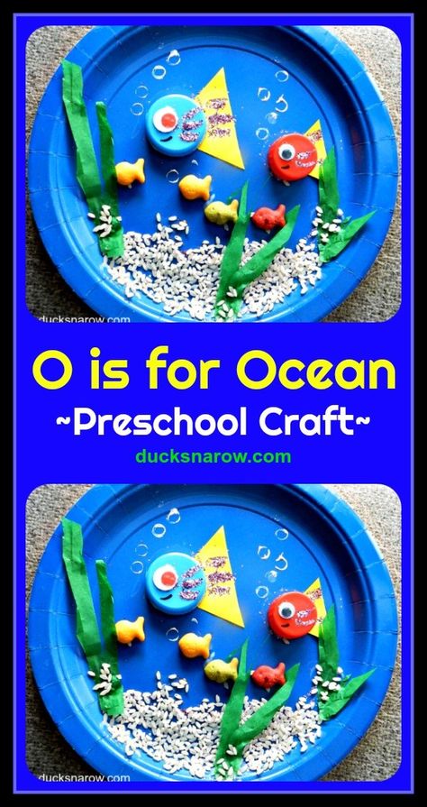 Letter N Crafts For Preschoolers, Letter O Craft, O Is For Ocean, Kindergarten Enrichment, Letter O Activities, Alphabet Curriculum, Ocean Preschool, November Preschool, Prep Classroom