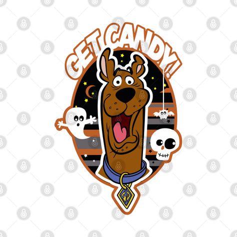 Scooby Doo Halloween, Scooby Doo Images, Candy Poster, Cartoon Halloween, Hanna Barbera Cartoons, Kids Candy, Halloween Jack O Lanterns, Candy Cards, Wedding Posters