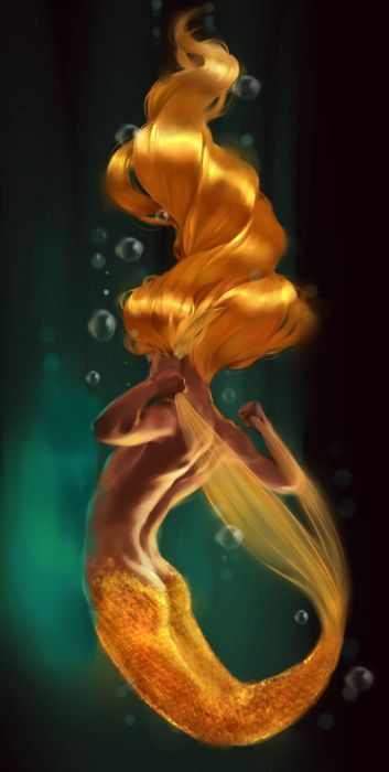 katebu Fantasy Mermaids, Mermaids And Mermen, Mermaid Life, Beautiful Mermaids, Mystical Creatures, Mermaid Art, Arte Fantasy, Mermaid Tail, A Mermaid