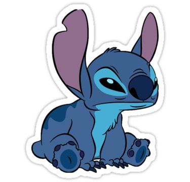 Lilo Y Stitch, Stitch Drawing, Tumblr Stickers, Disney Sticker, Stitch Cartoon, Cute Stitch, Cartoon Wall, Hydroflask Stickers, Dessin Adorable