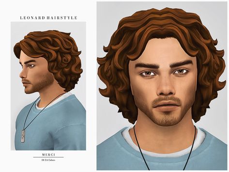 Sims 4 Mm Male Hair, Sims 4 Curly Hair Male, Sims 4 Cc Male Hair Curly, Sims 4 Cc Curly Hair Male, Man Bun Curly Hair, Masc Hair, Cottagecore Hair, Sims 4 Curly Hair, Oc Hair