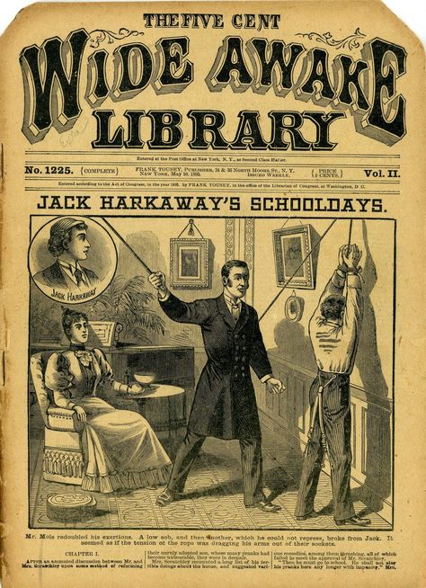 Hans Gross, The Spectre, Short Article, Wide Awake, Comic Artist, School Days, Victorian Era, Newspaper, A Man