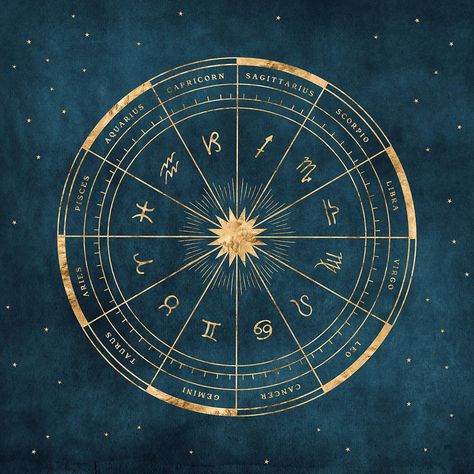 Astrology Design Graphic, Astrology Graphic Design, Astrologer Aesthetic, Astrology Colors, Astrology Glyphs, Astrology Art Illustration, Astrology Clipart, Astrology Circle, Starsigns Zodiac