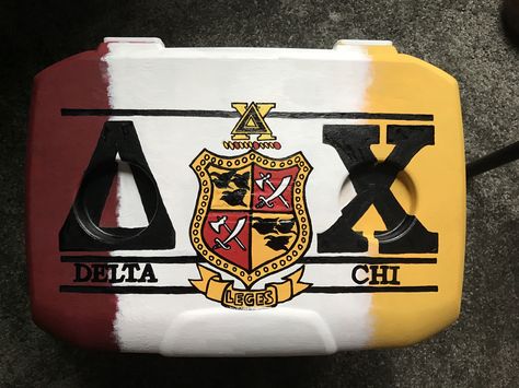 Delta Chi Formal cooler Delta Chi Fraternity, Delta Chi Cooler, Delta Chi Frat Cooler, Ato Cooler, Nola Cooler, Formal Coolers, Fraternity Cooler, Formal Cooler Ideas, Formal Cooler