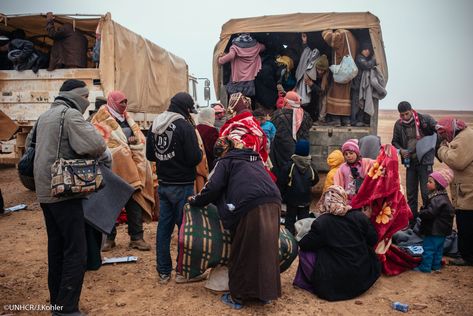 Refugees await transportation at the Hadalat Border between Jordan and Syria. Canadian aid workers in the Middle East are preparing for flood of asylum-seekers into  crowded camps, fearing U.S. military action in Syria. Syria Tourism, Damascus Syria Airport, Syria Now, Syria Crisis, Syrian Refugee Camps, Middle East